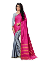 Generic Women's Handloom Cotton Soft Silk Saree