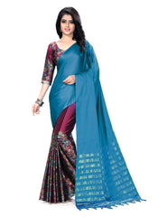 Generic Women's Handloom Cotton Soft Silk Saree