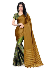 Generic Women's Handloom Cotton Soft Silk Saree