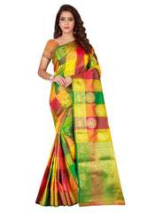 Generic Women's Banarasi silk Saree with Blouse