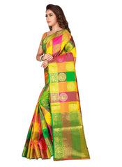 Generic Women's Banarasi silk Saree with Blouse