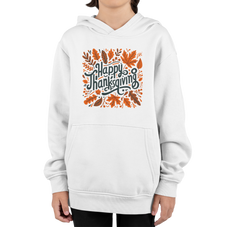 Thankful Tots Hoodies || Happy Thanksgiving  Day Printed Design Hoodie For Kids