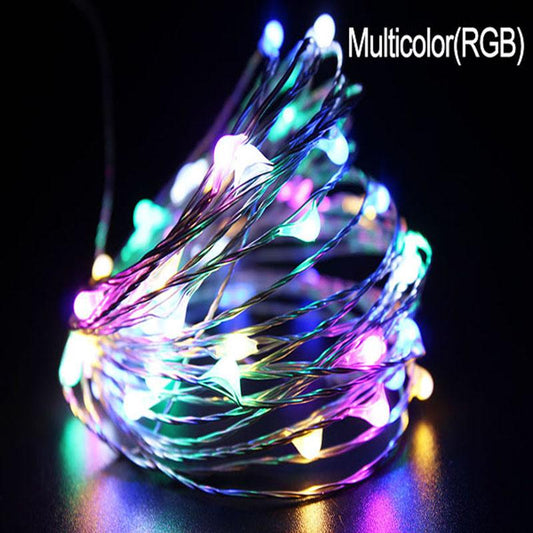 Bright Christmas Lights Xmas Tree Decor Fairy Led Garland Christmas