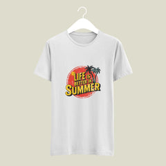 Summer Adventure T-Shirts For men/ women | life is better in summer  printed design | Casual Comfort, Cool Cotton Vibes, T-Shirts