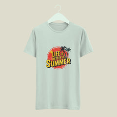 Summer Adventure T-Shirts For men/ women | life is better in summer  printed design | Casual Comfort, Cool Cotton Vibes, T-Shirts