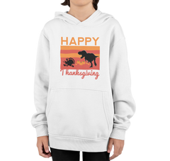 Turkey Time Hoodies for Tots || Happy Thanksgiving  Day Printed Design Hoodie For Kids