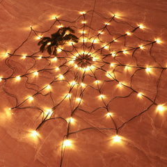 Halloween Led Spider Web String Light 5v Remote Control