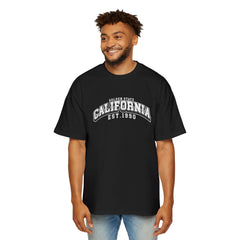 Oversized Men's T-Shirt, Cotton T-Shirt, California Printed Design T-Shirt, Boyfriend T-Shirt, Baggy T-Shirt