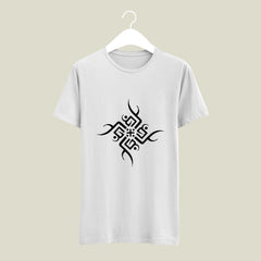 Beautiful Patch Printed Designed Tshirt | Traditional Symbolic Indian Culture Patch Designed Tshirt