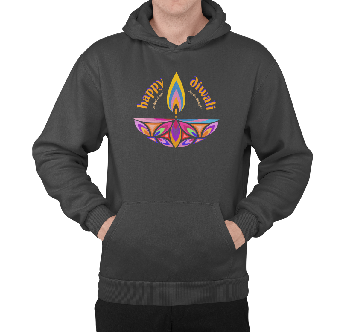 Diwali Essentials Stylish Men's Hoodies || Festive Fusion Diwali Inspired Men's Hoodies