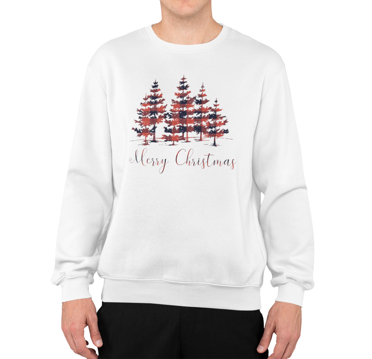 Merry & Bright Men’s Christmas Sweaters  Printed Christmas design  || Ultimate Christmas Sweaters for Men