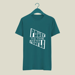 Summer Adventure T-Shirts For men |Power to the people printed design |Casual Comfort, Cool Cotton Vibes, T-Shirts