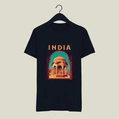 India Patch Design Printed T-shirt | Indian Culture, Traditional Culture, Bharat Culture Designs T-shirt