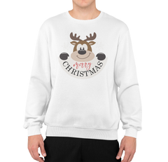 Santa & Stag Men’s Christmas Sweaters Printed Christmas design  || Ultimate Christmas Sweaters for Men