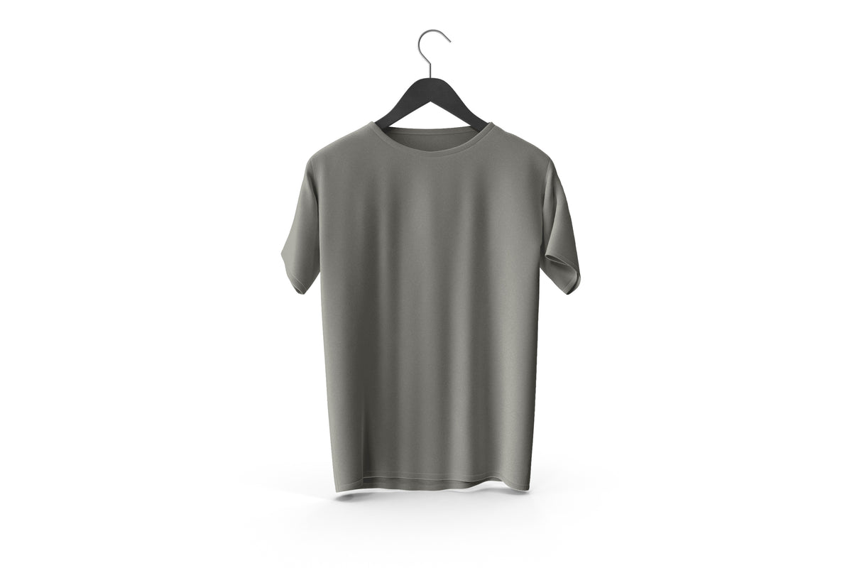 Summer Comfort Gray  color  Plain T-Shirts |Casual Comfort, Cool Cotton Vibes, T-Shirts collection