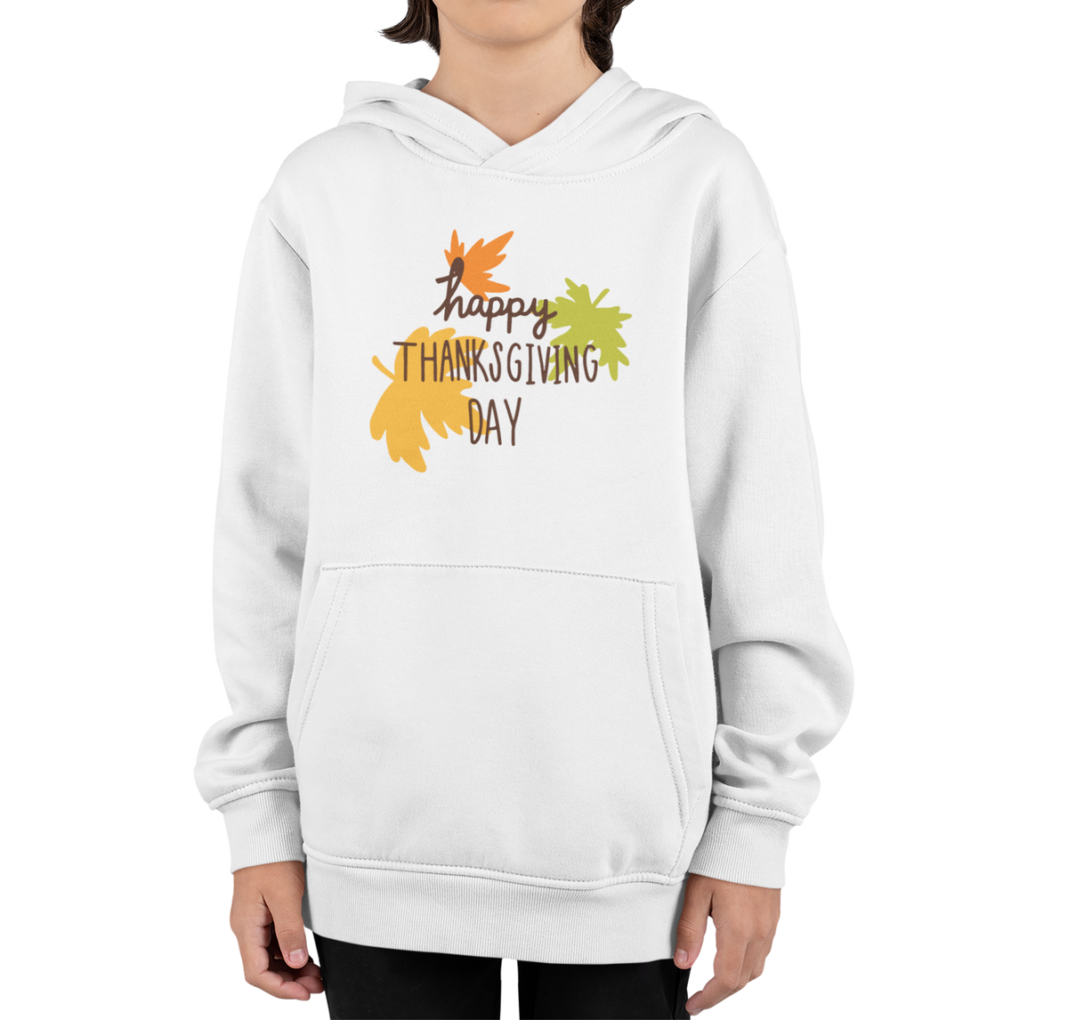 Grateful Kids' Hoodies || Happy Thanksgiving  Day Printed Design Hoodie For Kids