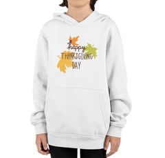 Grateful Kids' Hoodies || Happy Thanksgiving  Day Printed Design Hoodie For Kids