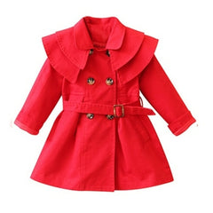 2021 Spring Autumn Girls Windbreaker Coat Jackets Baby Kids Flower