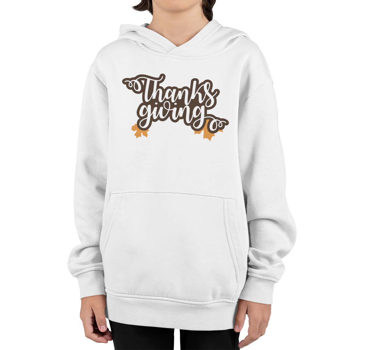 Tiny Turkey Hoodies || Happy Thanksgiving  Day Printed Design Hoodie For Kids