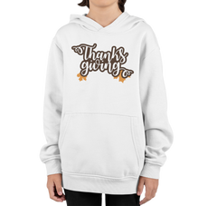 Tiny Turkey Hoodies || Happy Thanksgiving  Day Printed Design Hoodie For Kids