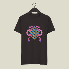 Beautiful Patch Design Tshirt | Summer Cared Cotton Material Printed Tshirt