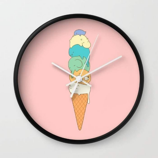 Melting Wall clock