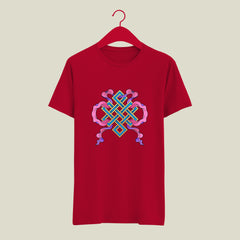 Beautiful Patch Design Tshirt | Summer Cared Cotton Material Printed Tshirt