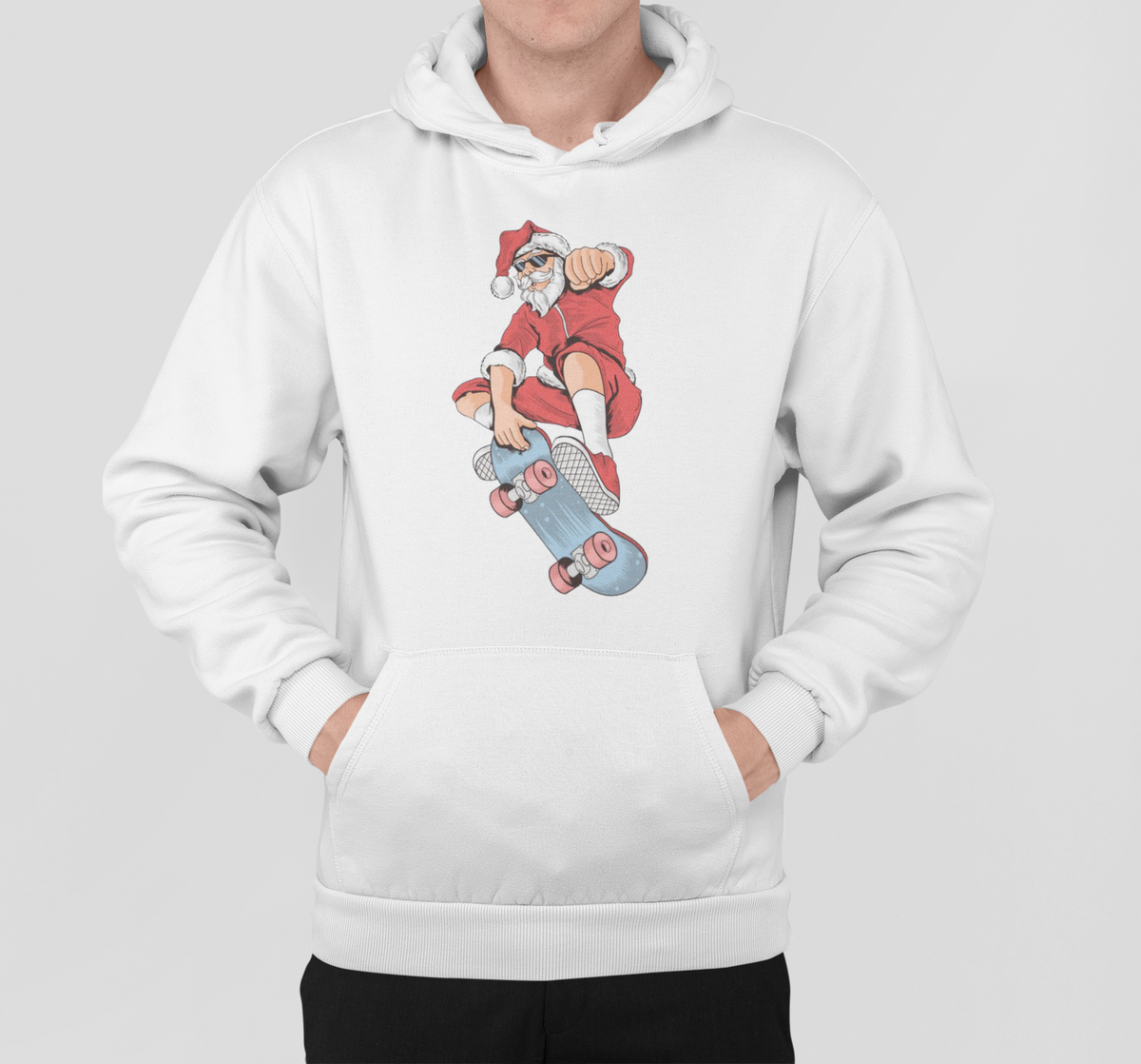 Santa’s Cozy Cabin Hoodie|| Christmas  Hoodies Designs || Casual Comfort, Cool Cotton Vibes, Christmas hoodies