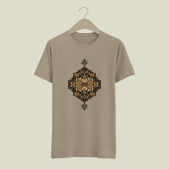 Beautiful Patch Design Printed Tshirt | Traditional Patch Work Printed Tshirt