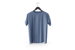 Summer Comfort  SteelBlue	color  Plain T-Shirts |Casual Comfort, Cool Cotton Vibes, T-Shirts collection