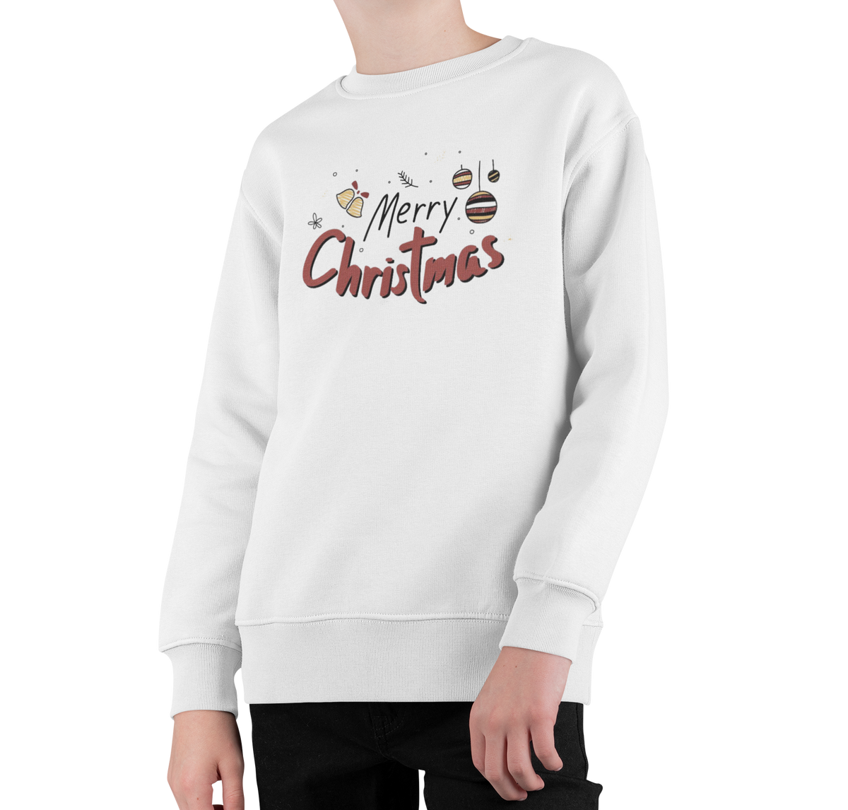 Merry & Bright Men’s Christmas Sweaters  Printed Christmas design  || Ultimate Christmas Sweaters for Men