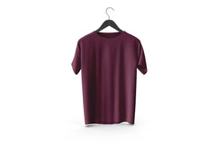 Summer Comfort  Maroon Color Plain T-Shirts |Casual Comfort, Cool Cotton Vibes, T-Shirts collection