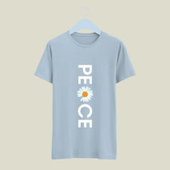 Women Summer Cotton T-shirts | PEACE Printed Design | Casual, College, Cotton T-shirts