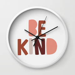 Be Kind Wall Clock