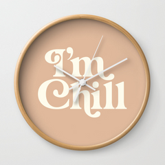 I’M Chill Wall Clock