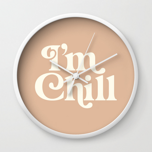 I’M Chill Wall Clock