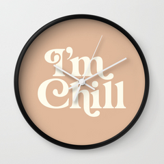 I’M Chill Wall Clock