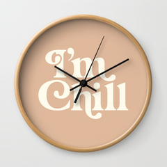 I’M Chill Wall Clock