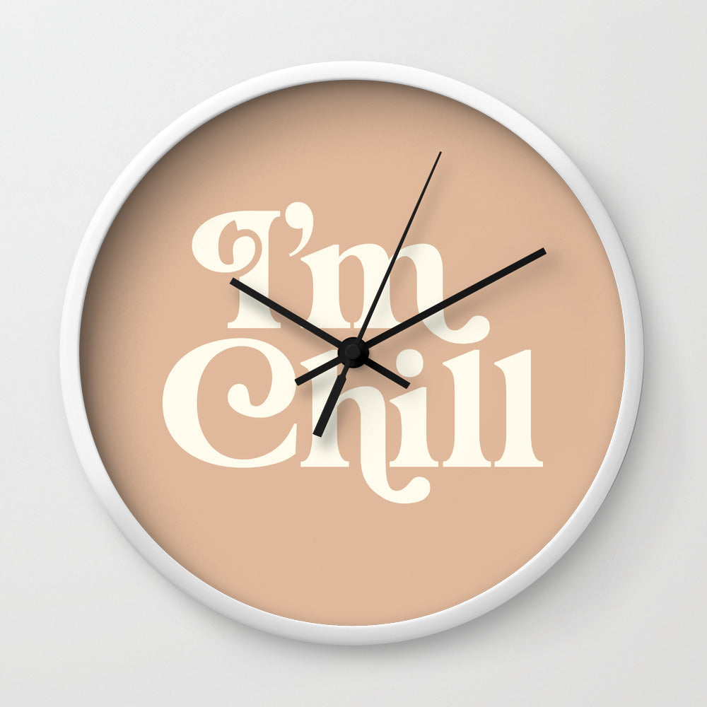 I’M Chill Wall Clock