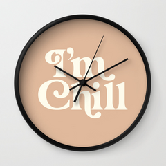 I’M Chill Wall Clock