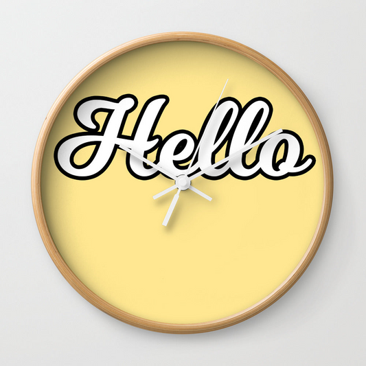 Hello Wall Clock