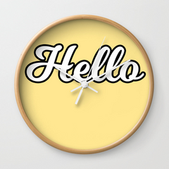 Hello Wall Clock