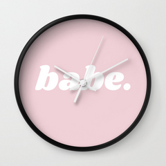 Babe Wall Clock