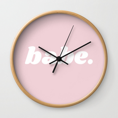 Babe Wall Clock