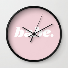 Babe Wall Clock