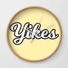 Yikes Ii Wall Clock