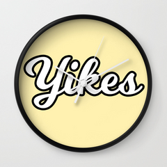 Yikes Ii Wall Clock