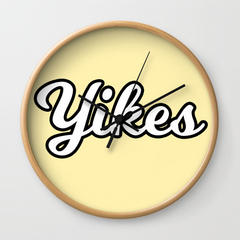 Yikes Ii Wall Clock