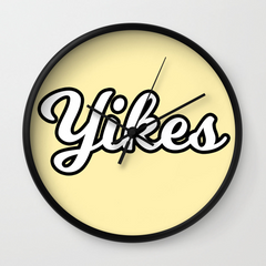 Yikes Ii Wall Clock