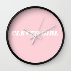 Clever Girl Wall Clock